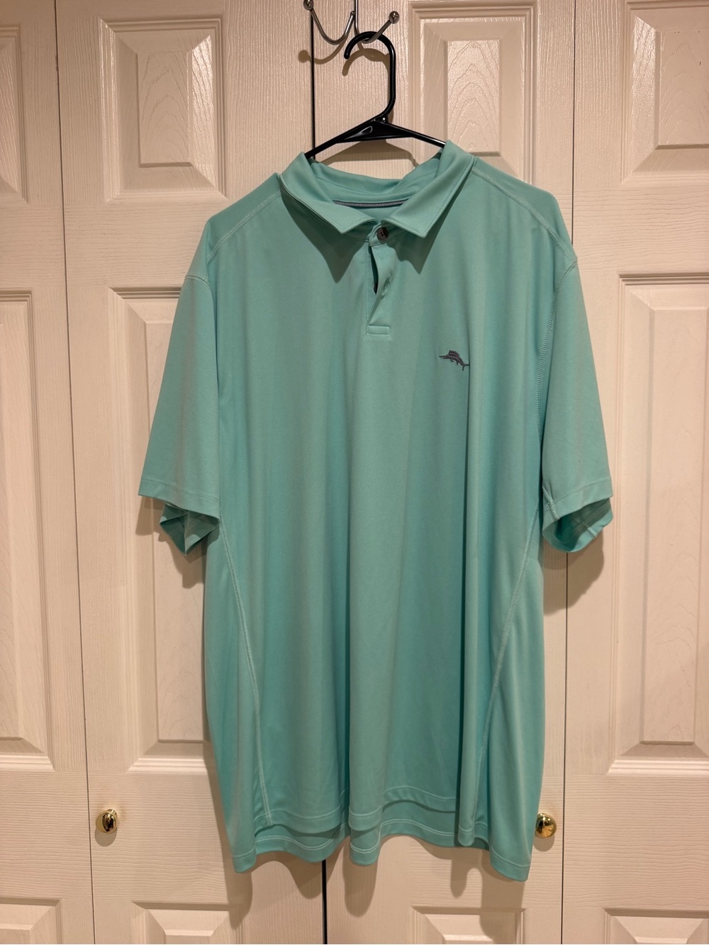 Tommy Bahama Seafoam Green Performance Polo